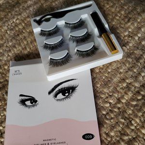 Magnetic Lashes with eyeliner 3x set